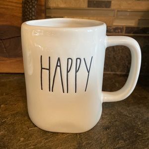 Rae Dunn happy mug